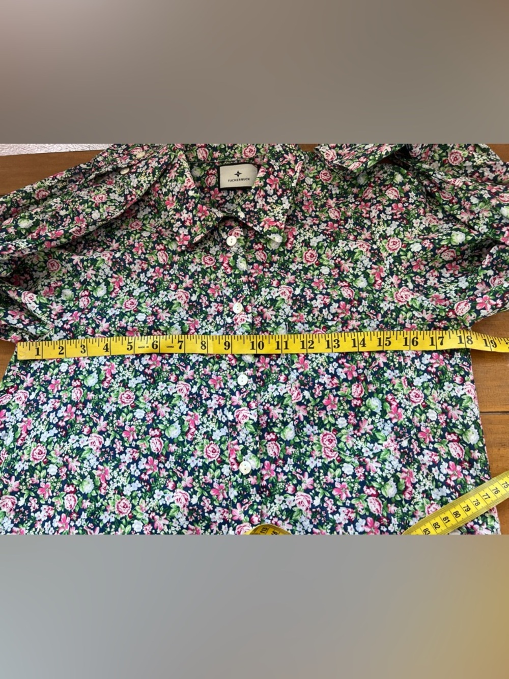 Tuckernuck Callahan Shirt Dress Floral Cotton Mini - Picture 12 of 12